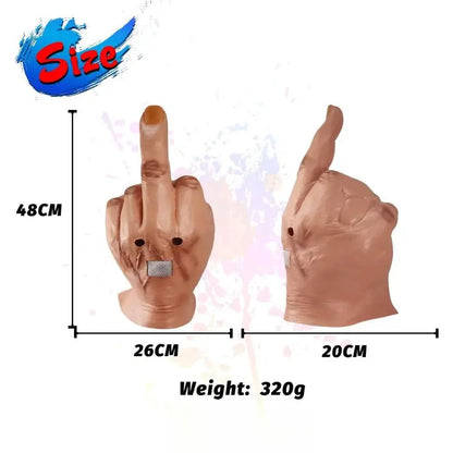 Middle Finger Halloween Mask