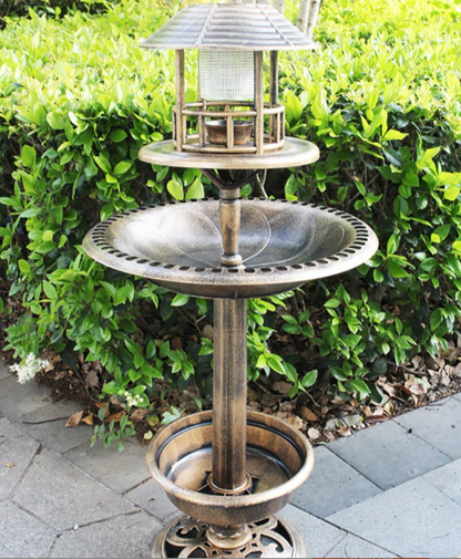Solar Bird Bath