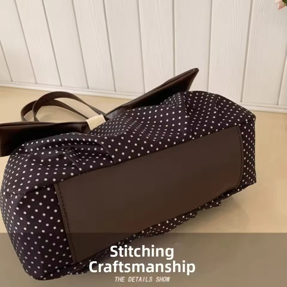 Vintage Polka Dot Tote Bag