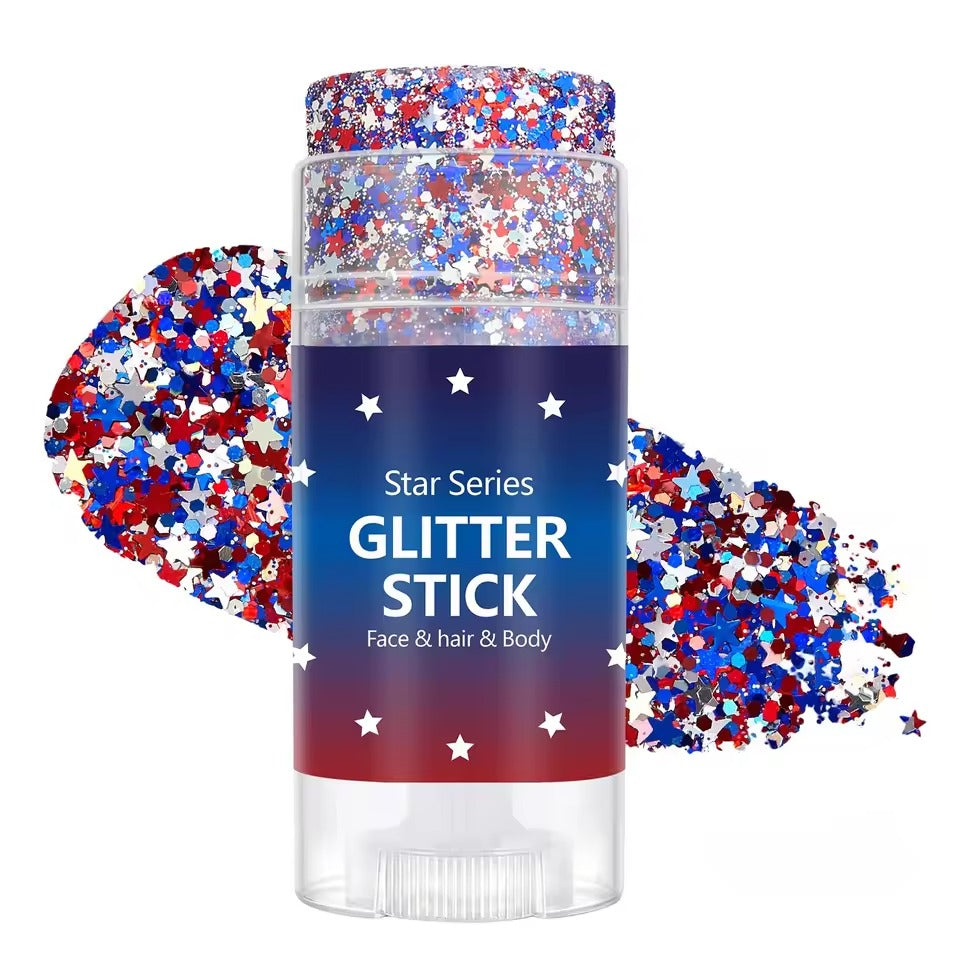 4th of July Glitter Stick