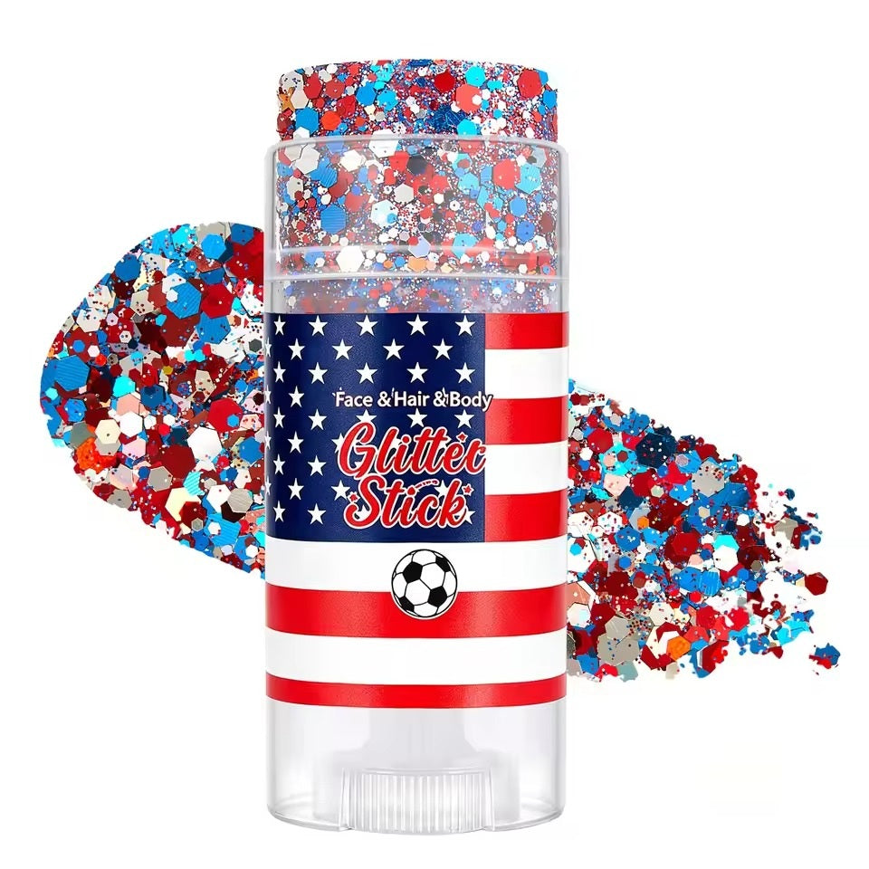 4th of July Glitter Stick