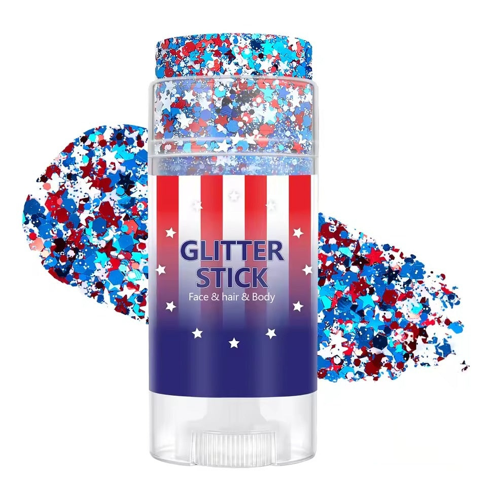 4th of July Glitter Stick