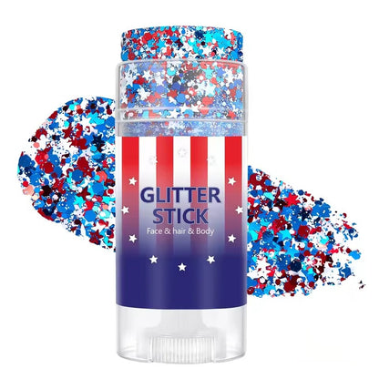 4th of July Glitter Stick