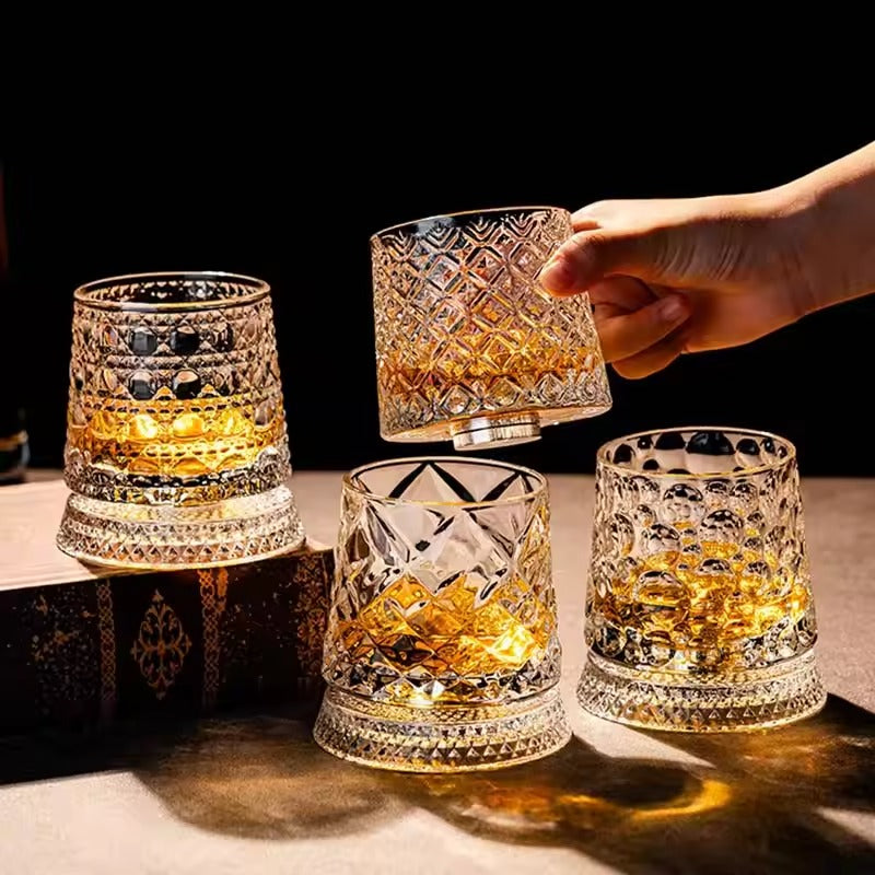 Luxury Spinning Wine Glass
