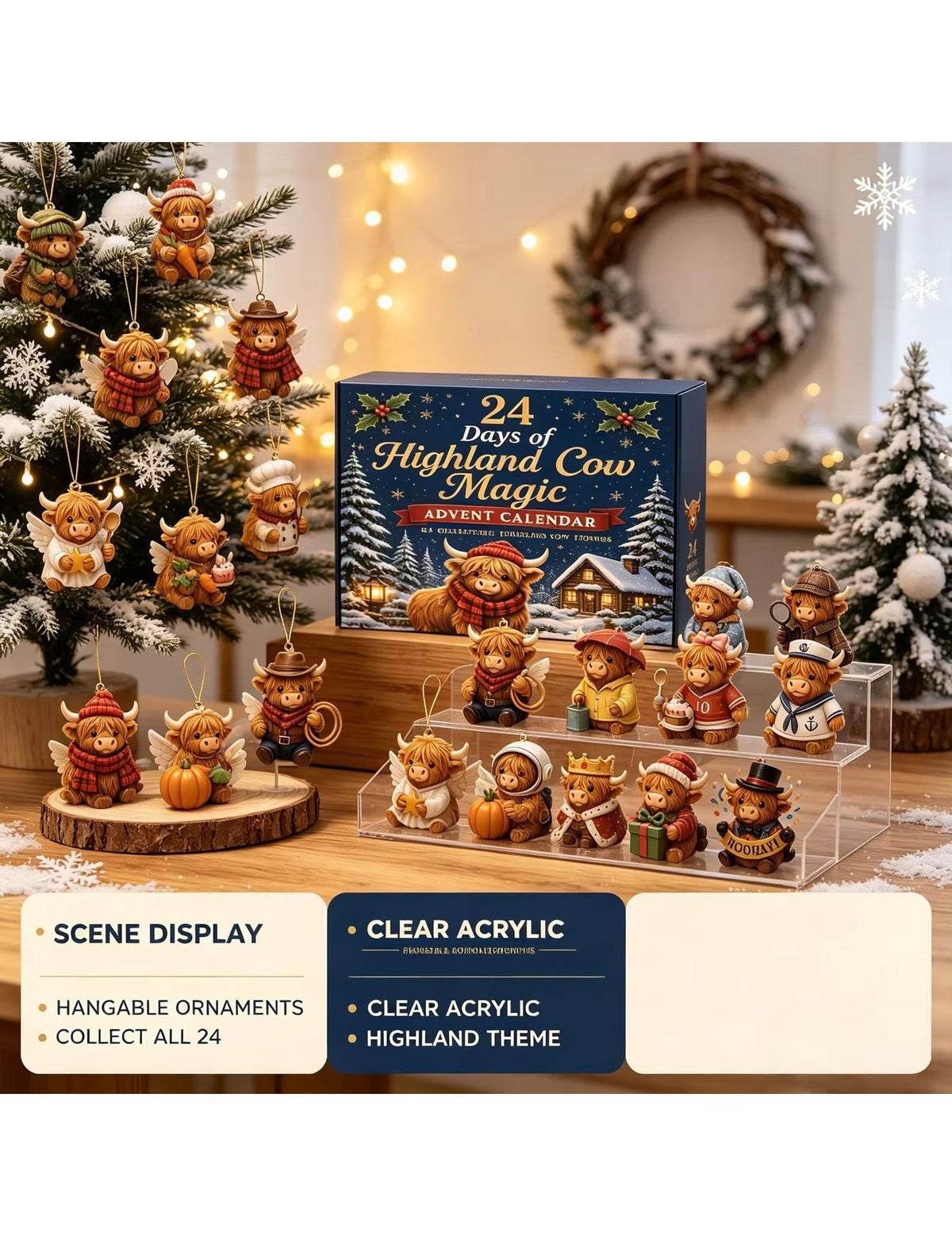 Highland Cow Advent Calendar