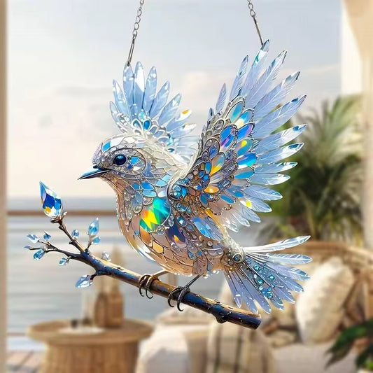 Crystal Stained Glass Art Ornament